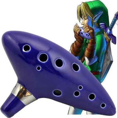 Imagen 1 de 5 de Legend Of Zelda Ocarina Of Time Instrumento Musical