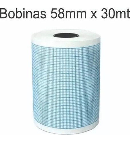 Papel Para Ecg Bobina 58x30 C/10 Unid.
