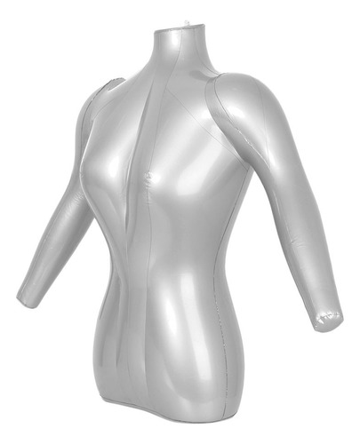 Maniqui Inflable Medio Cuerpo Torso Con Brazos Femenino