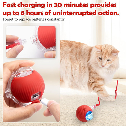 Genérico 360° Smart Ball, Interactive Cat Dog Toys Ball