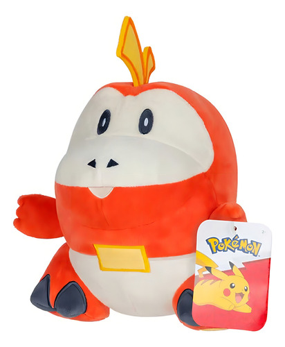 Pokémon Peluche Fuecoco De 15cm Color Naranja