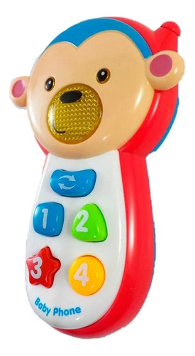 Juguete Infantil Telefono Musical Bubu Diseño Mono