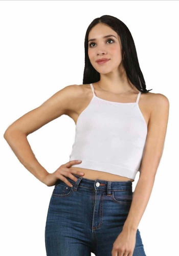 Imagen 1 de 1 de 20 Blusa Tirantes Top Lycra Lote Mayoreo Unitalla Surtido