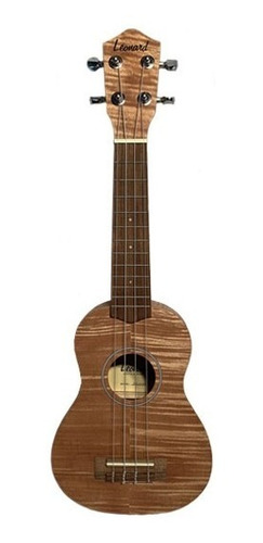 Ukelele Soprano Con Encordado Aquila + Funda Leonard Natural