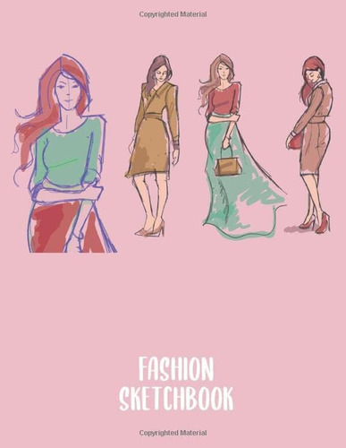 Libro: Fashion Sketchbook: Sketchbook With Figure Template P
