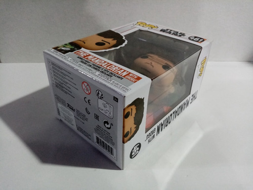 Star Wars The Mandalorian Sin Casco Y Grogu Funko Pop 461 (Usado)