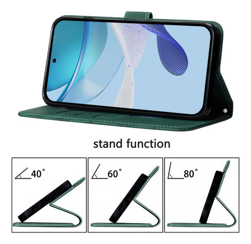 Funda De Piel Empresarial Para Motorola E15, A Prueba De Salpicaduras, 3 Ranuras Para Tarjetas, Soporte, Bloqueo Rfid, 6 Colores