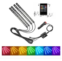 Comprar Luces Rgb Led Multicolor Interior Carro Sensor Música Tuning