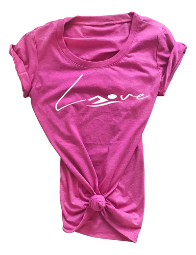 Camiseta Swimmingtee Love Swimming Regalo Para Niña