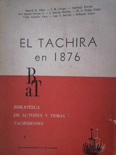 El Táchira En 1876 