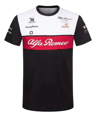 F1 Alfa Romeo Camiseta Masculina Estampada En 3d