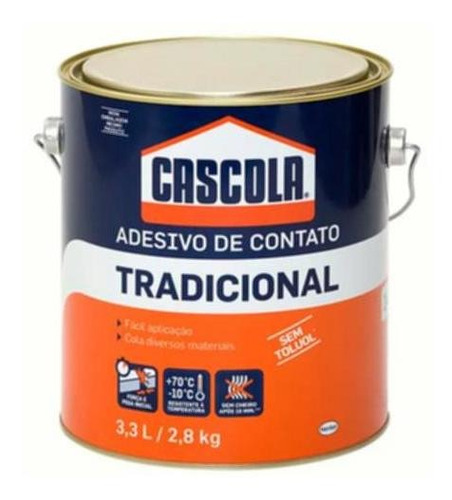 Cascola Tradicional Sem Toluol 2,8kg