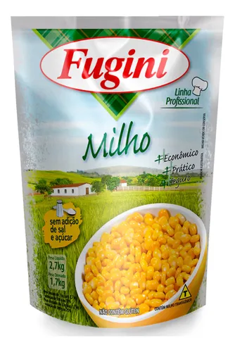 Milho Verde Sache Em Conserva Fugini 1,7kg