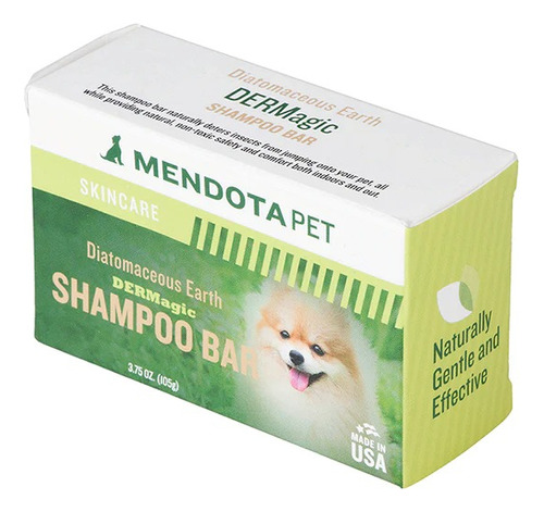 Mendotapet Shampoo Bar Pomerania Caida Pelo, Dark Skin