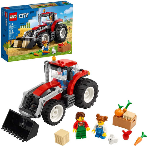 Lego City Tractor 60287 Kit De Construo Cool Toy For