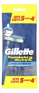 Máquina para afeitar Gillette Prestobarba UltraGrip2 5 u