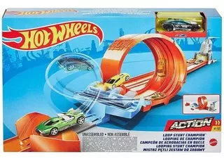 Hot Wheels Pista De Campeonato Looping Action - Mattel