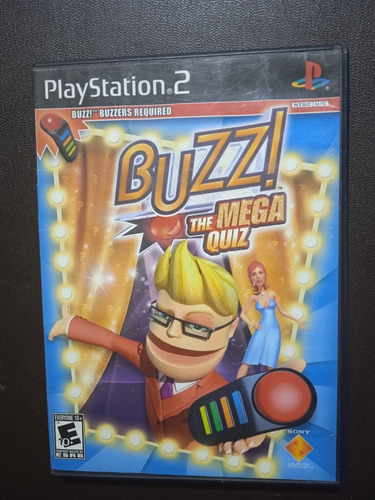 Buzz The Mega Quiz - Play Station 2 Ps2 