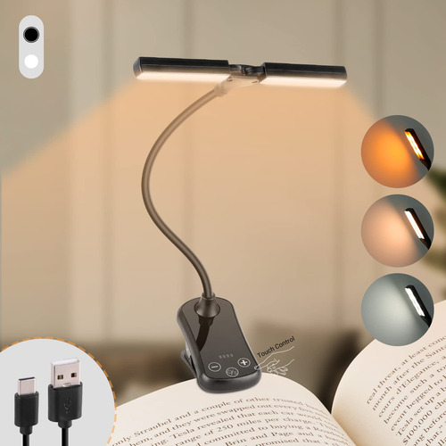 Luz De Libro, 14 Luces Led De Lectura Con Control Tctil Con