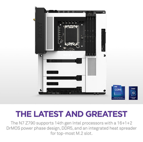 Tarjeta Madre Nzxt Atx N7 Z790, S-1700, 128gb Ddr5 Intel