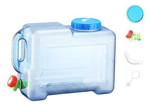 Recipiente De Agua Portátil Con Grifo, Cubo De 12 Litros