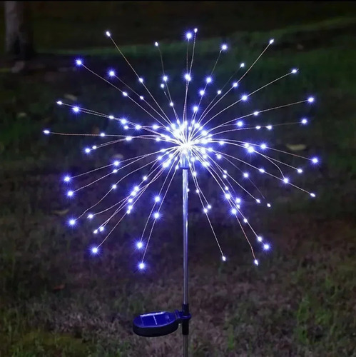 Guirnaldas De Fuegos Artificiales Con Energía Solar, Luces L