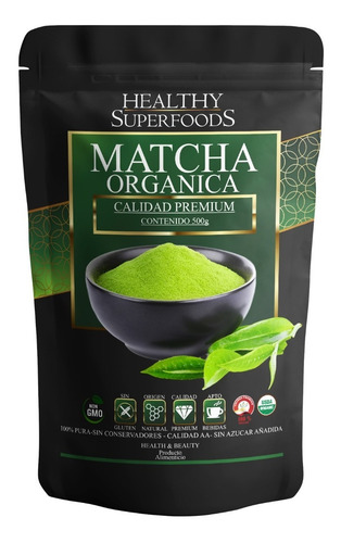 Imagen 1 de 2 de Matcha Organico Premium 500g Envio Gratis
