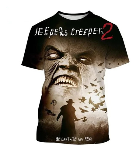 Camiseta Informal Con Estampado 3d Jeepers Creepers