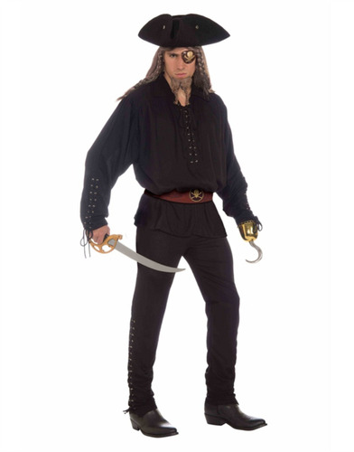 Disfraz Para Hombre Pirata Bucanero Colonial Talla Standard