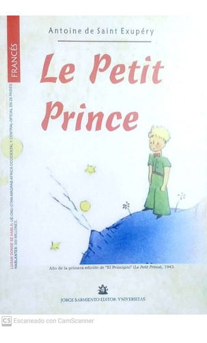 Le Petit Prince Bilingue El Principito Frances Español  C2