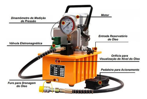 Bomba Elétrica Sibratec Zcb6-6 - Com Pedal Pneumático