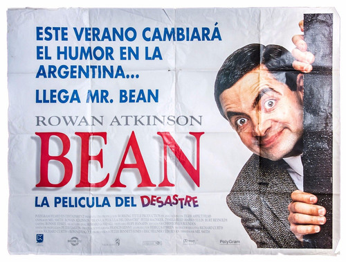 Afiche Antiguo De Cine Bean, La Película Del Desastre  30122