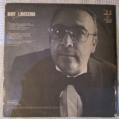 Buby Lavecchia - Jazz (ng Records Ng-6001) Firmado