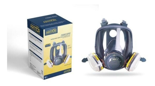 Imagen 2 de 4 de Mascara Armor Para Cara Completa Protección Respiratoria