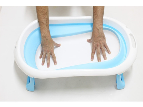Imagen 8 de 8 de Bañera Plegable Para Bebe Punti Flexi Wash Reclinable Tapon