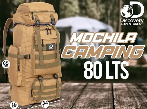 DISCOVERY Mochila Camping 35 Litros, Discovery Adventures