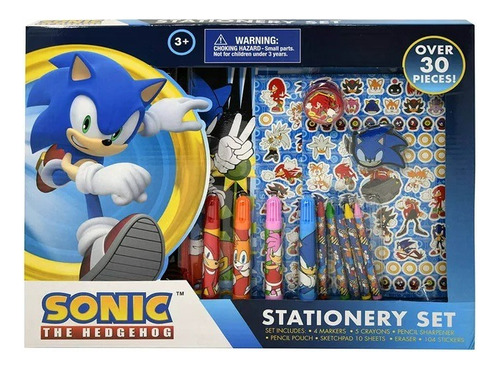 Set De Arte De Sonic 30 Pzs    