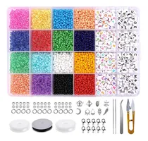 Comprar Paquete De 550 G De Perlas De Vidrio De 3 Mm, Perlas De 3 Mm