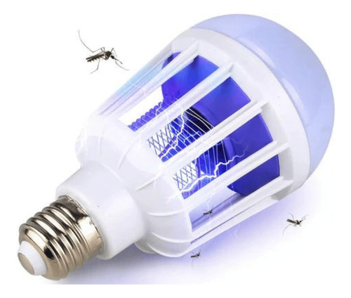 Lâmpada Mata Mosquito Luz Noturna Repelente Led 127 V