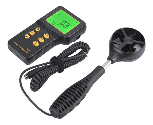 Anemômetro Digital, Medidor De Velocidade De Fluxo De Ar, Me