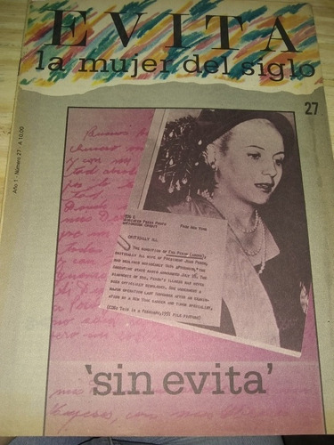 Revista Evita La Mujer Del Siglo Sin Evita N27 