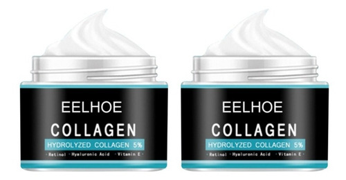 2 Eelhoe Collagen 50g Colágeno Hidrolisado P/ Fim Das Rugas 