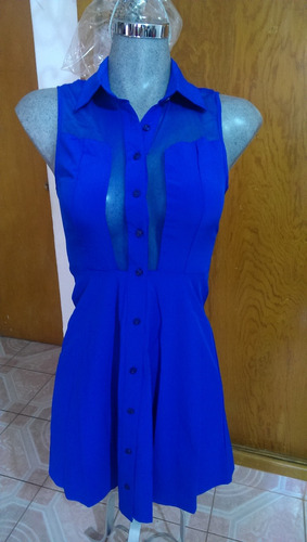 Vestido Forever 21 Azul 