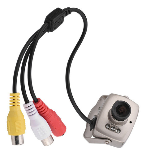 W Mini Cámara De Seguridad Cctv Cctv Con Cable De 6 Led,