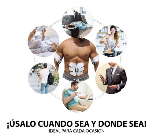 Imagen 6 de 7 de Ejercitador Muscular Abdominal Electroestimulación Slim Ms