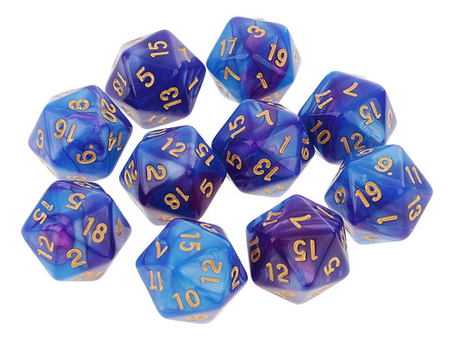 Dungeons And Dragons Dice Games Blue Purple