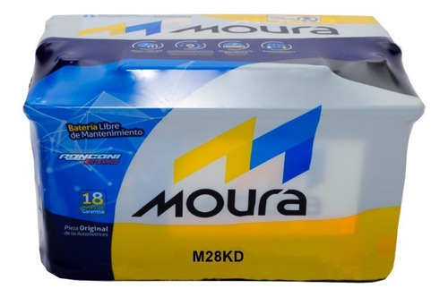 Batería Moura 12x75 Reforzada Diesel
