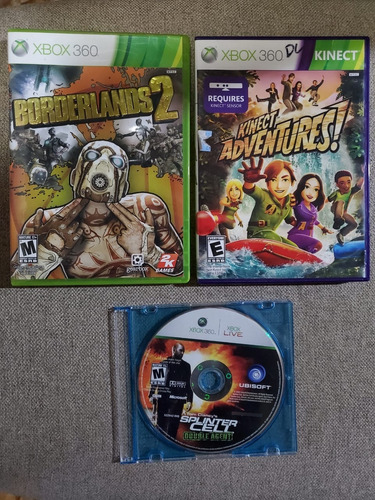 Lote De Juegos Xbox 360 Borderlands 2 Splinter Cell Etc (Usado)