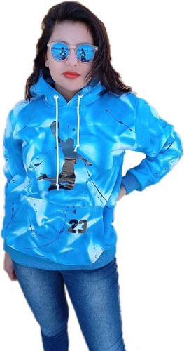 Sudadera Tie Dye Colorida Con Capucha Flight 23