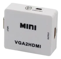 Comprar Adaptador Convertidor Vga A Hdmi Con Audio Hd Pc Laptop 1080